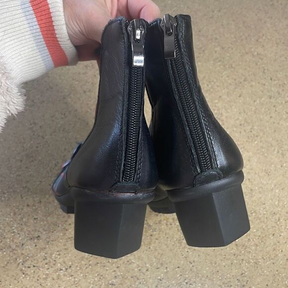 CHK10 Footwear Hand-painted 3D Floral Leather Boots sz 40 - Picture 4 of 10